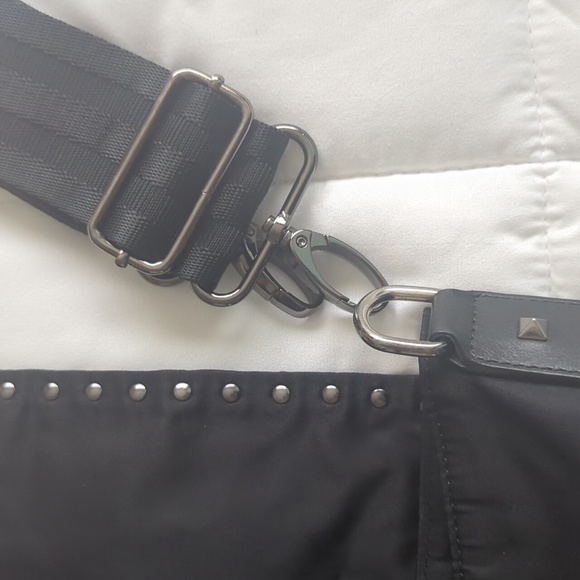 Valentino Garavani Rockstud Nylon Flap Messenger bag - Picture 9 of 12